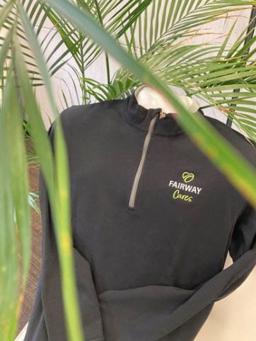 1/4 Zip Classic Style-black