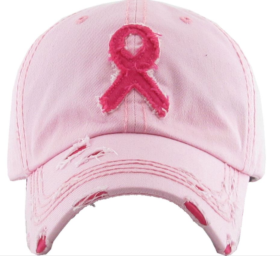 PTSP Pink Ribbon Hat